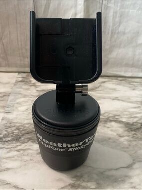 WeatherTech Black CupFone Sticky-Suction Phone Mount